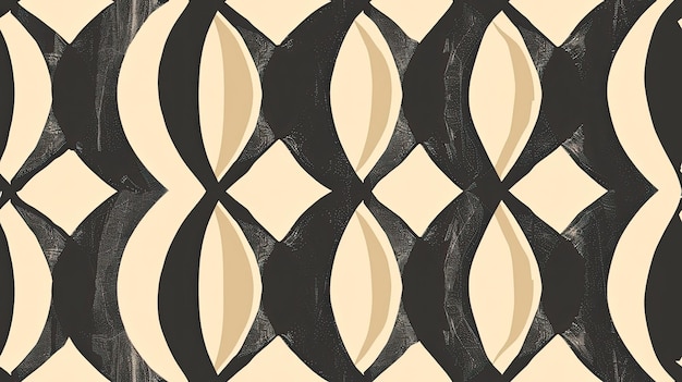 Photo a black and gold pattern by person