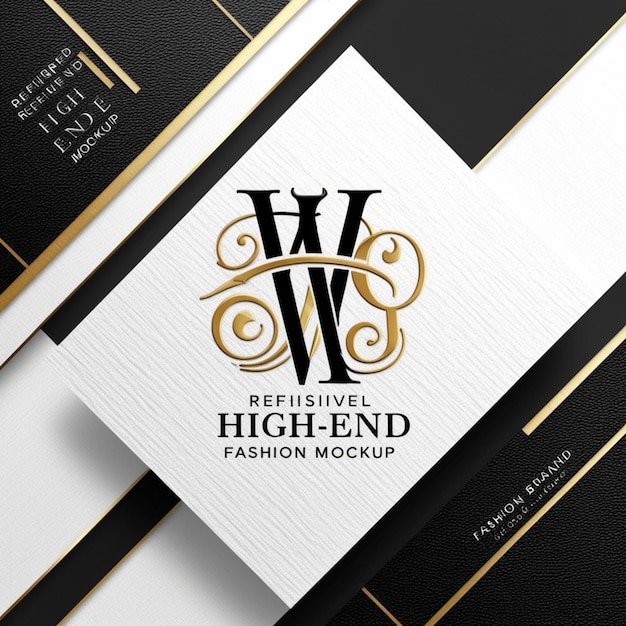 a black and gold poster for a fashion show called the fashion fashion week