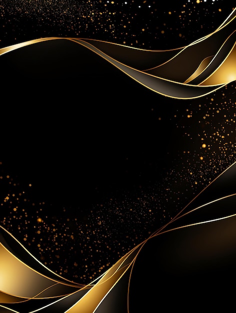 Photo black and gold wallpaper background