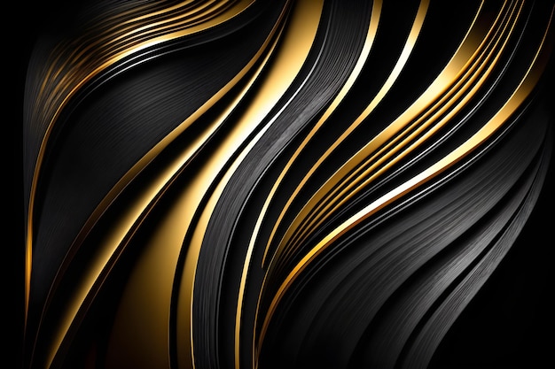 Black and gold wallpaper with a black and gold background.