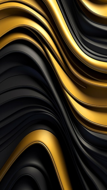 Black and gold wallpaper with a gold and black background