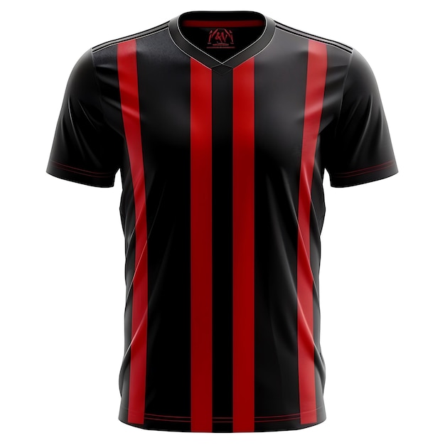 Black golden soccer jersey sport t shirt design