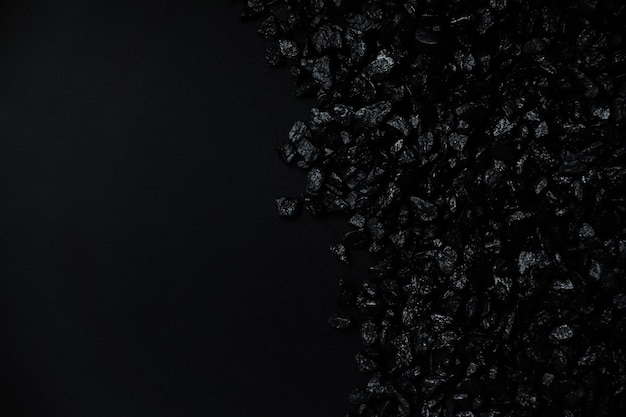 Photo black gravel texture background photo