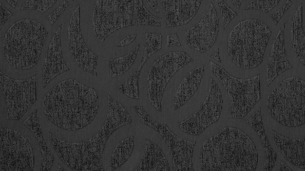 black gray abstract pattern on gray fabric