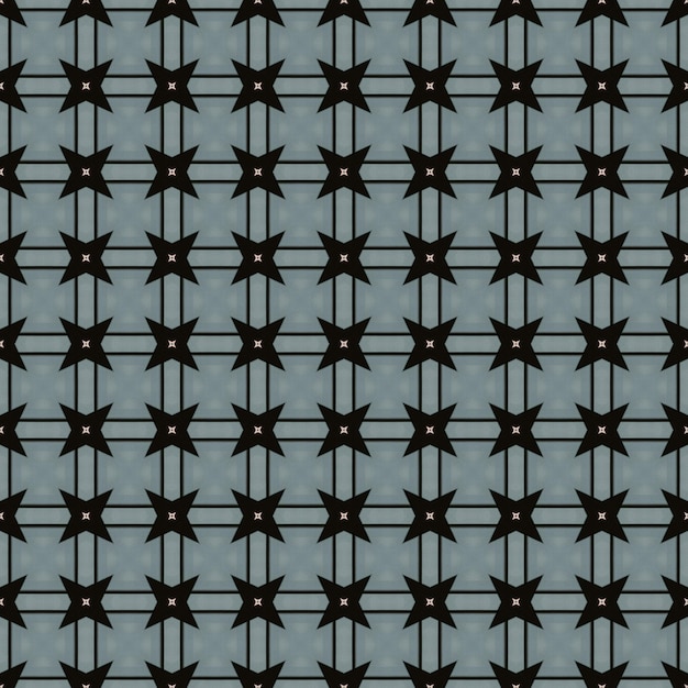 A black and gray background with a pattern of stars