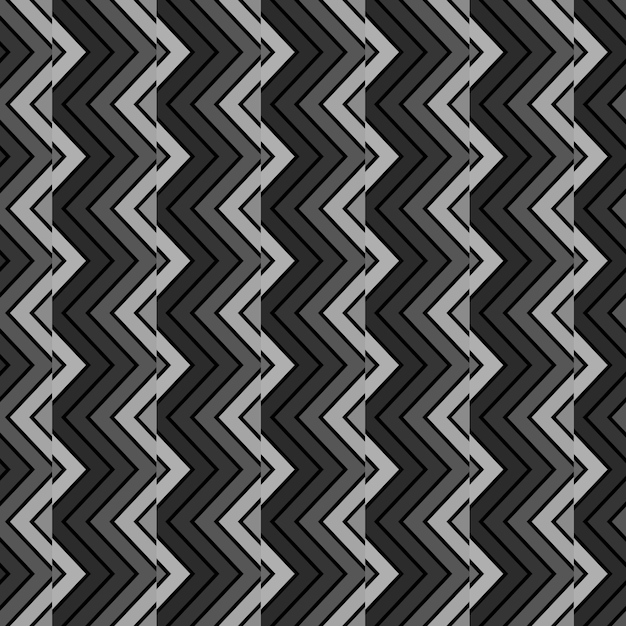 Foto un motivo nero e grigio con linee a zigzag.