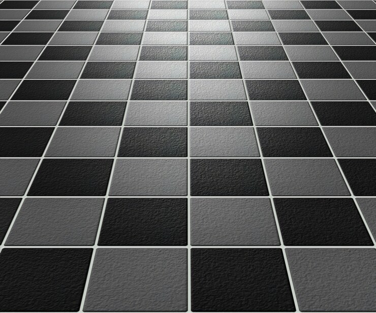 Photo black and gray rough mosaic