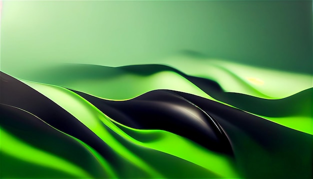 Black and green background