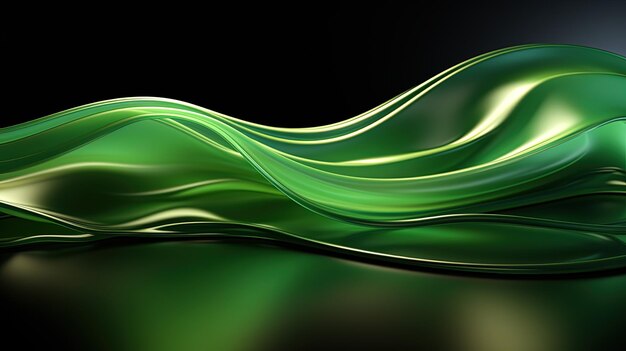 Black and green background