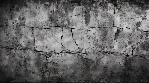 Black and Grey Photo of Old Cement Wall