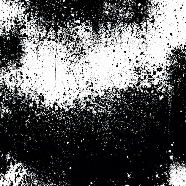 black grunge detailed texture in white background