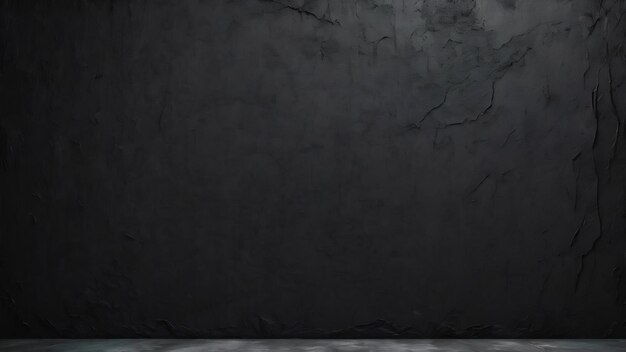 写真 ブラック・グランジの恐ろしい背景 黒い背景 コンクリートの壁紙 ブラックボードの質感