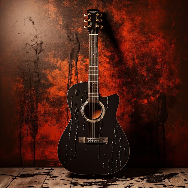 Photo black guitar