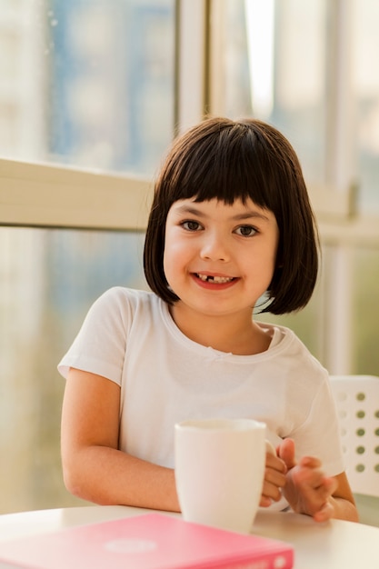 Black hair little girl