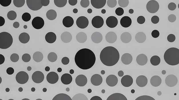 Black halftoned dots on white background