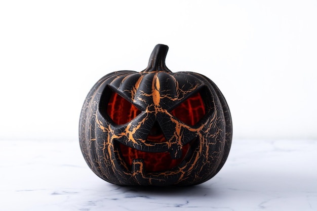 Black Halloween pumpkin