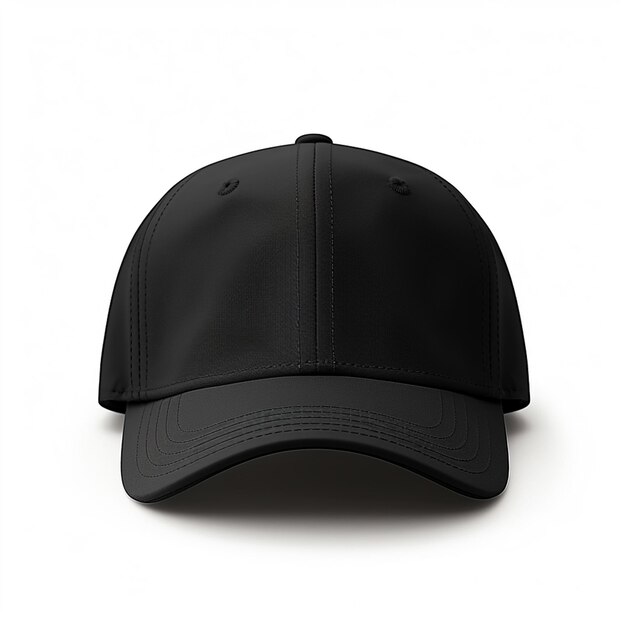 Materiale di mockup a cappello nero