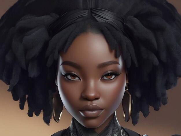 Black Heroine girl