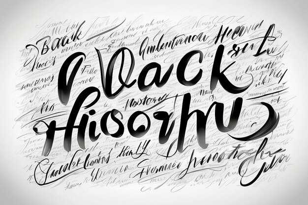 Black history month celebrate vector illustration design graphic Black history month