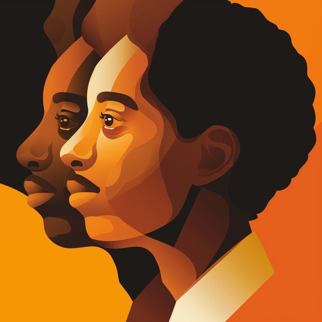 Photo black history month illustration