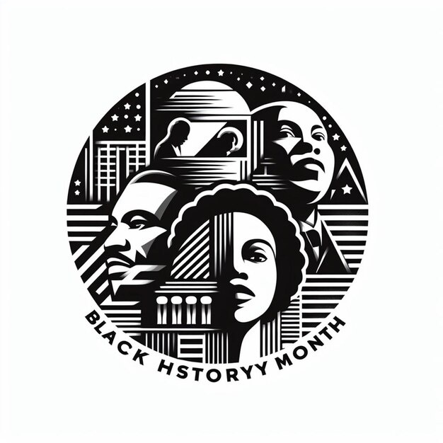 Foto black history month posts en gratis foto's met witte achtergrond