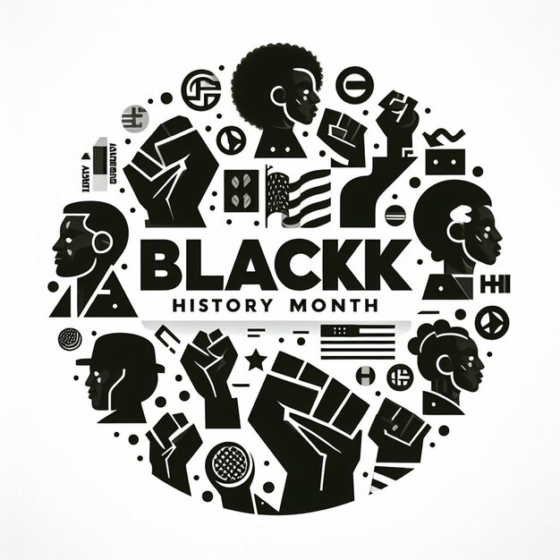 Photo black history month posts and free photos with white background