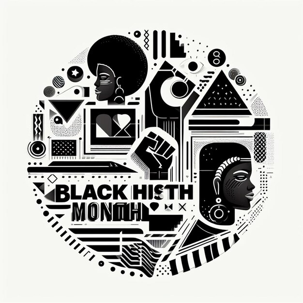 Photo black history month posts and free photos with white background