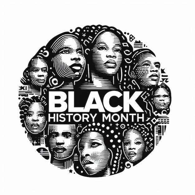 Photo black history month posts and free photos with white background