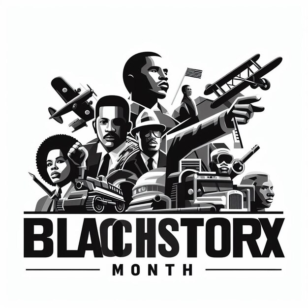Photo black history month posts and free photos with white background