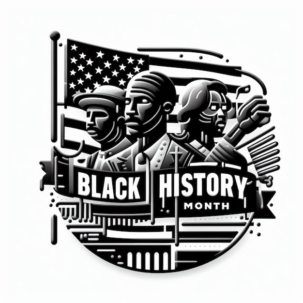 Photo black history month posts and free photos with white background