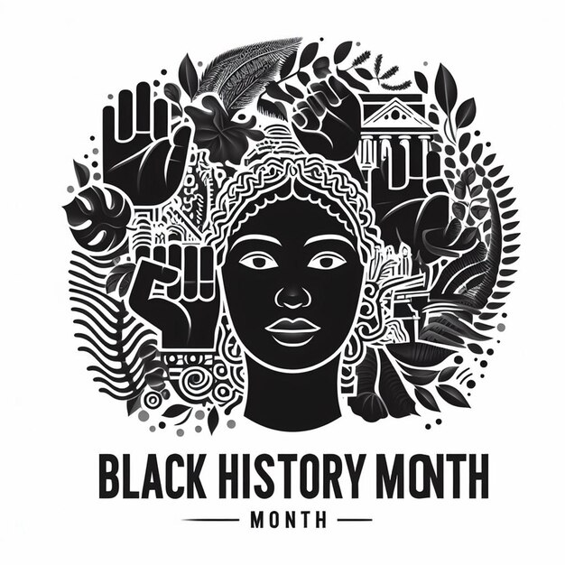 Photo black history month posts and free photos with white background