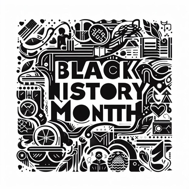 Photo black history month posts and free photos with white background