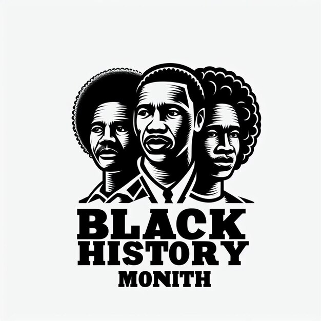 Photo black history month posts and free photos with white background