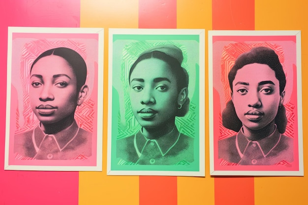 Photo black history month risograph