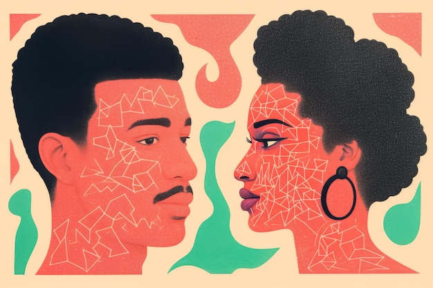 Black history month risograph