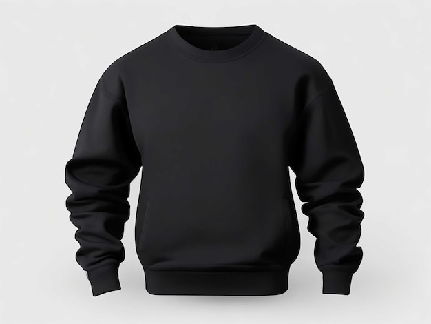 Black Hoddie T-shirtmodel gratis download