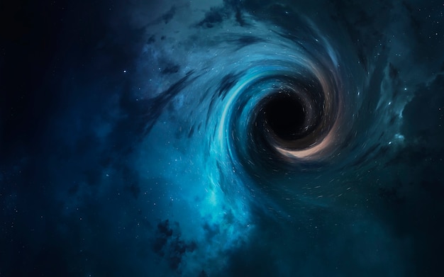 Black hole. abstract space wallpaper. universe filled with\
stars, nebulas, galaxies and planets.