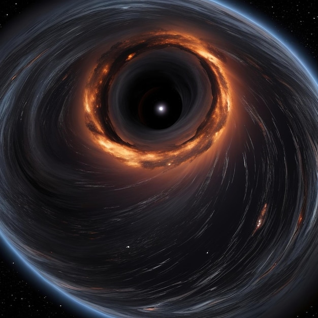 A black hole in a black hole