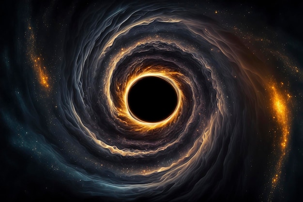 Black hole science fiction wallpaper beauty of deep space colorful graphics for background like wate