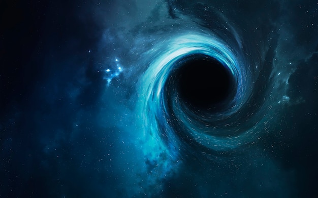 Black hole in space