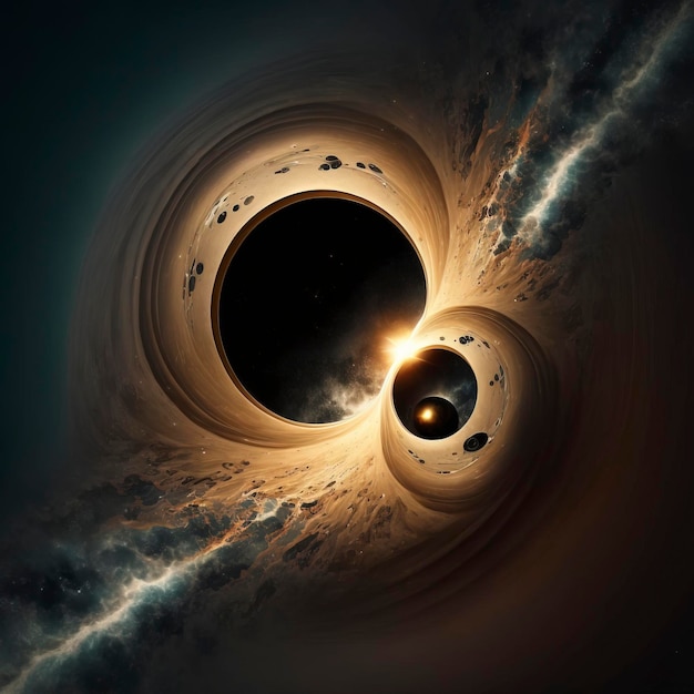 black holes colliding