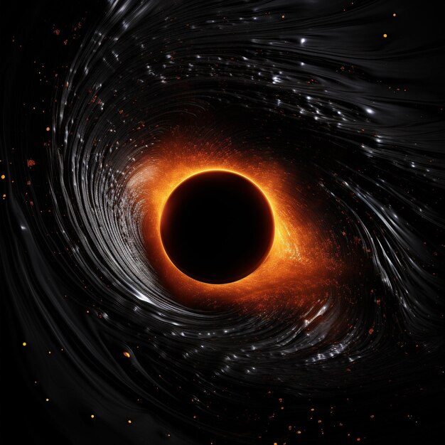 사진 우주에 있는 블랙홀 8k hd 사진