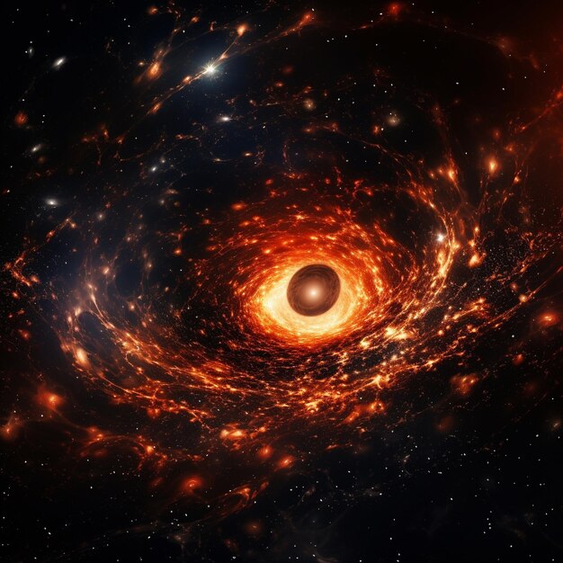 Photo black holes in the universe 8k hd photography