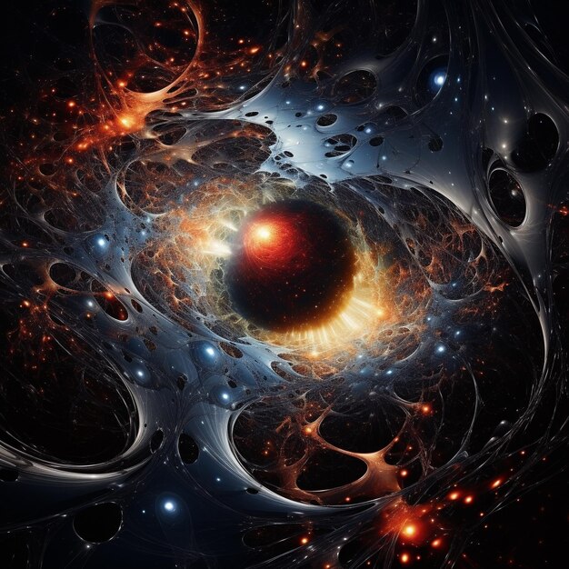 Black holes in the universe 8k hd photography