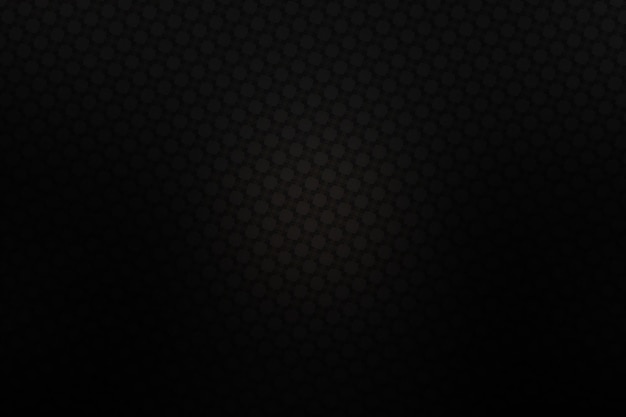 Black honeycomb pattern on a black background
