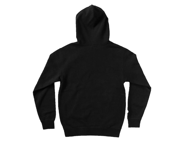 Photo black hoodie mockup