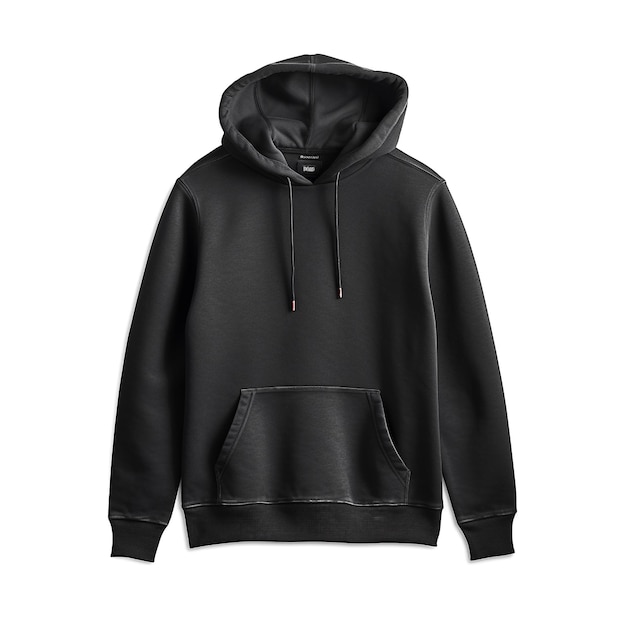 black hoodie mockup