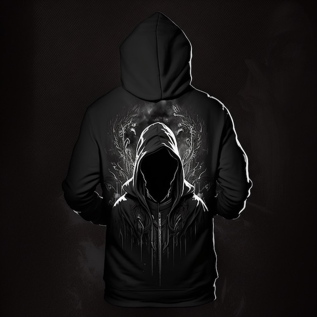 A black hoodie with the word dead on it