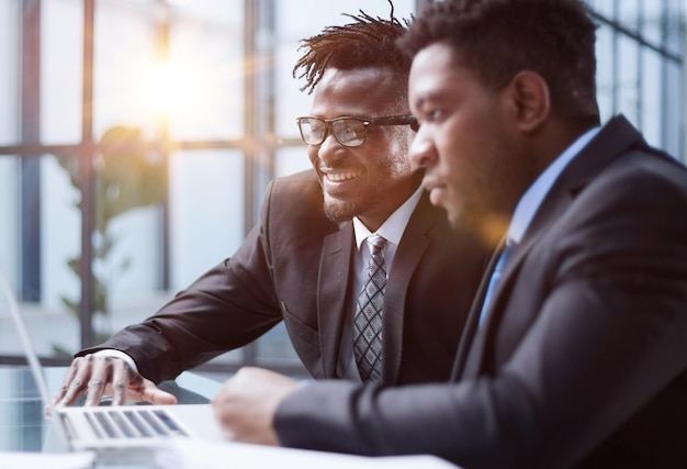 Black hr manager interviewing job candidate Employment hiring human resources concept