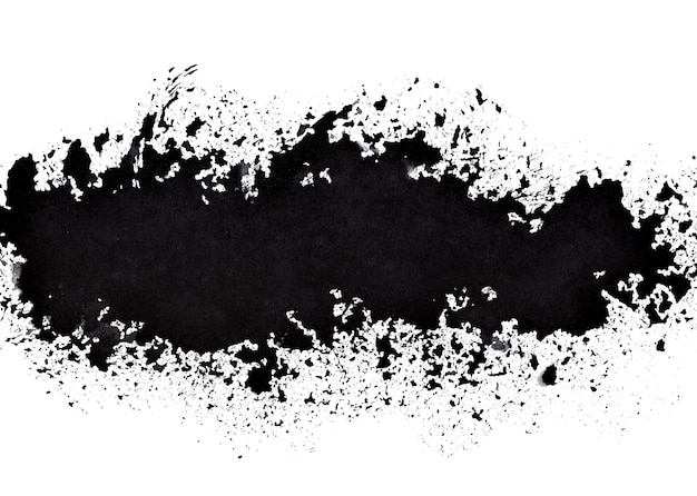 Black ink line. Grunge abstract background. Raster illustration